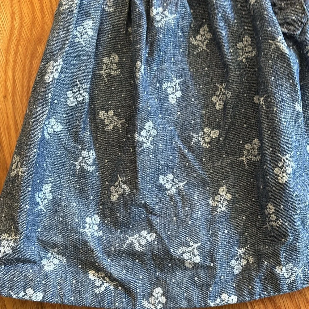 6M Carter’s Denim Floral Dress